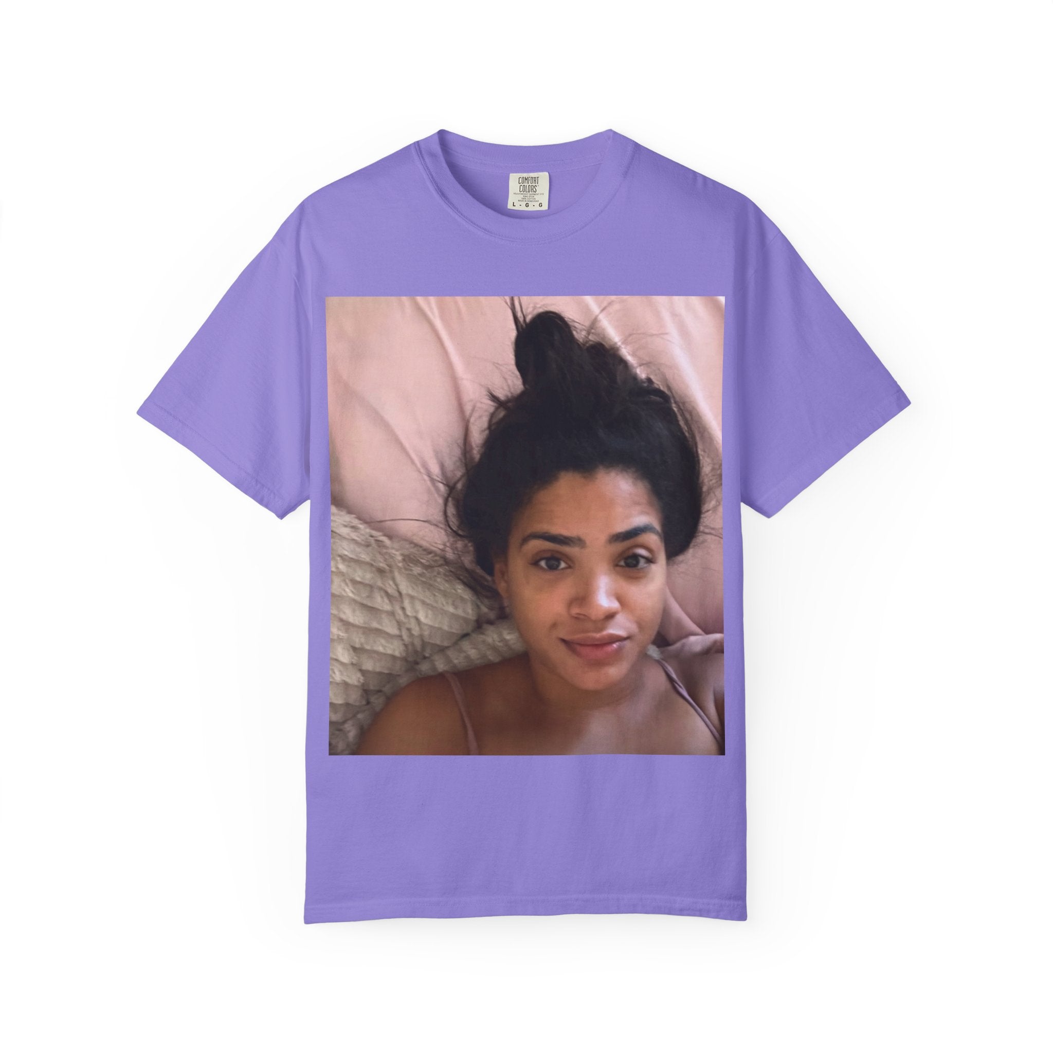 AC Morning Selfie Basic T-Shirt [100% Cotton]