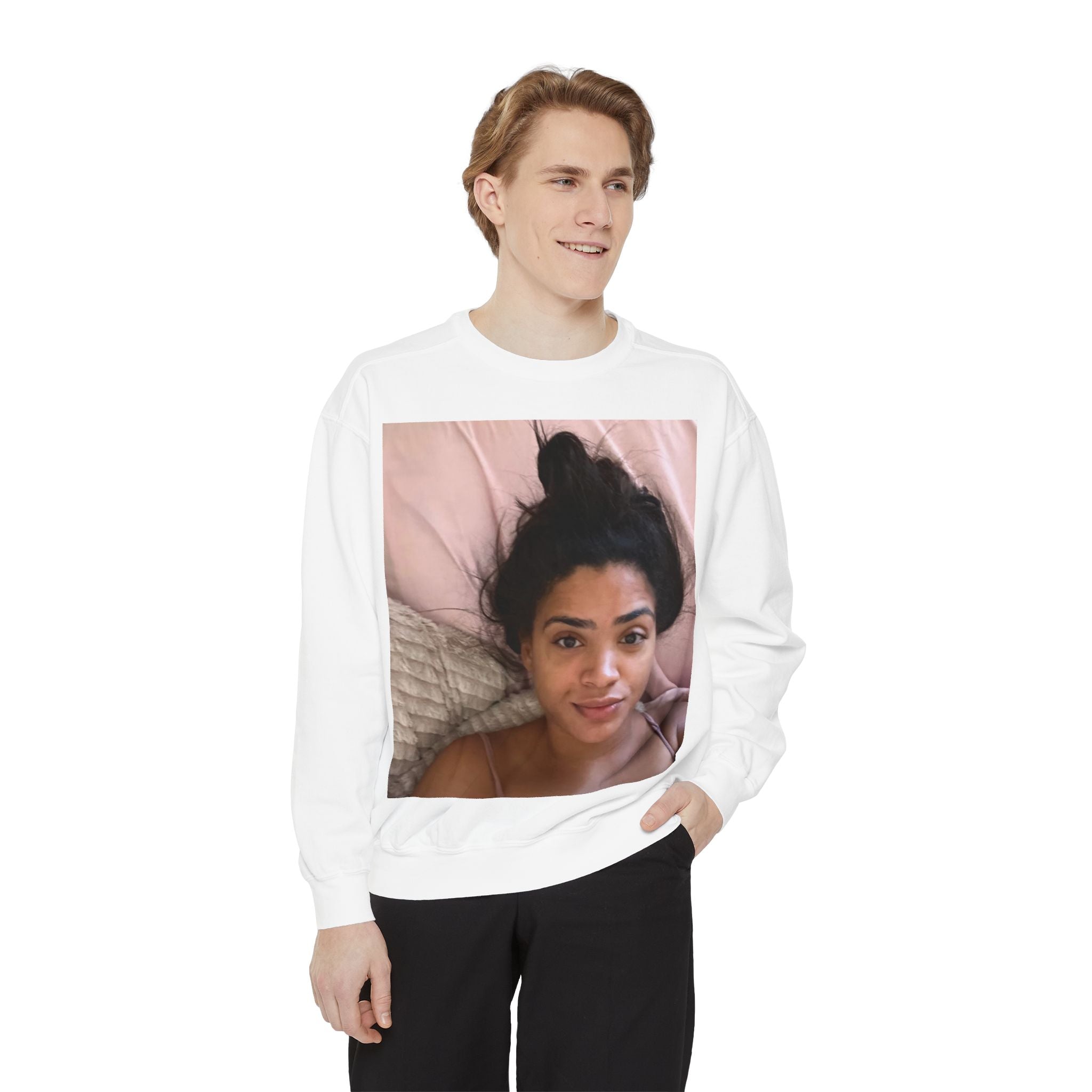 AC Morning Selfie Sweat Shirt  [Cotton/Polyester]