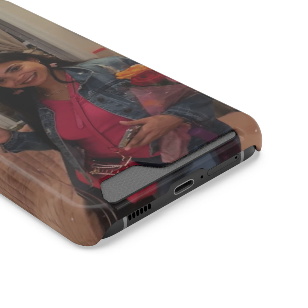 Amazing Carol Birthday Selfie Phone Case with Card Holder