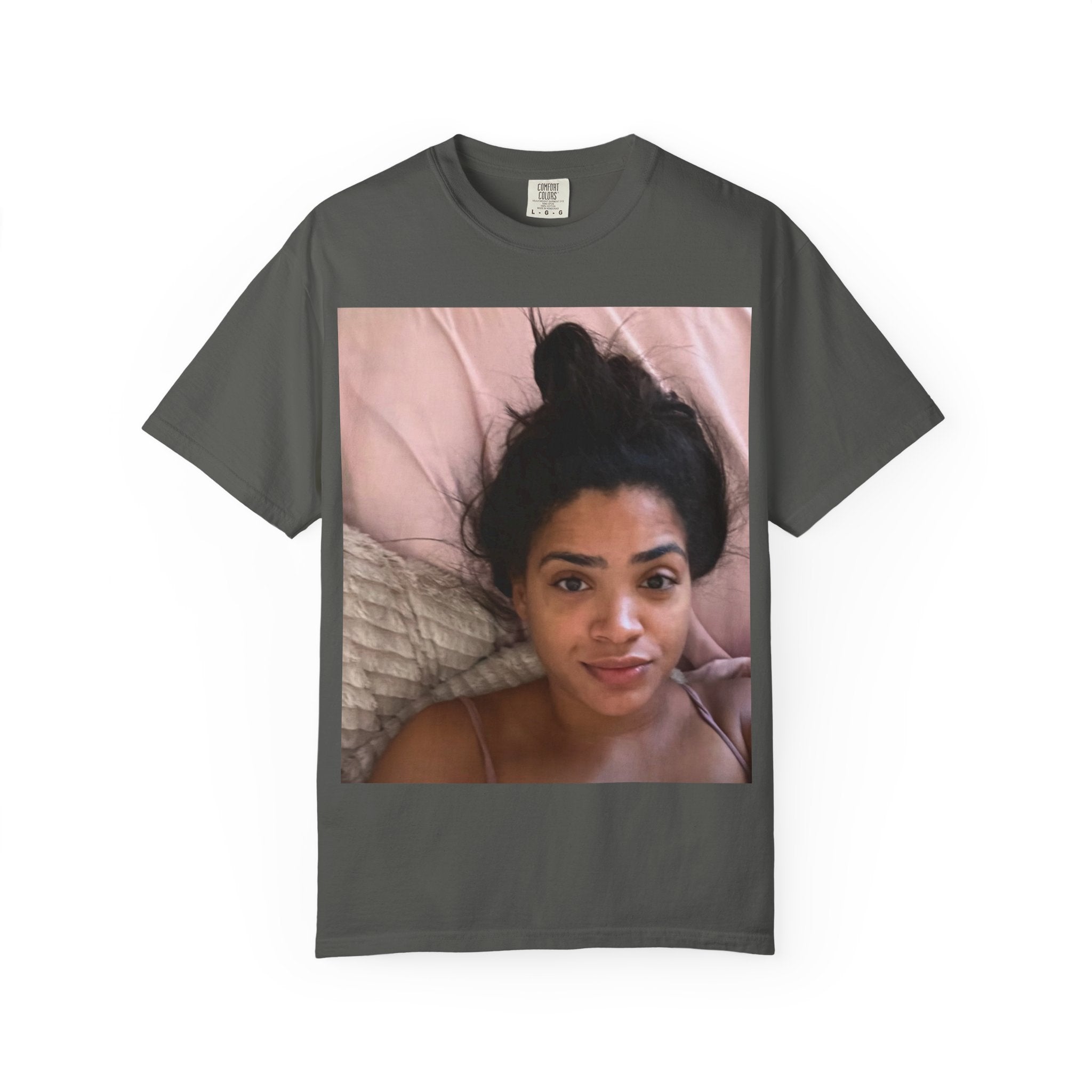 AC Morning Selfie Basic T-Shirt [100% Cotton]