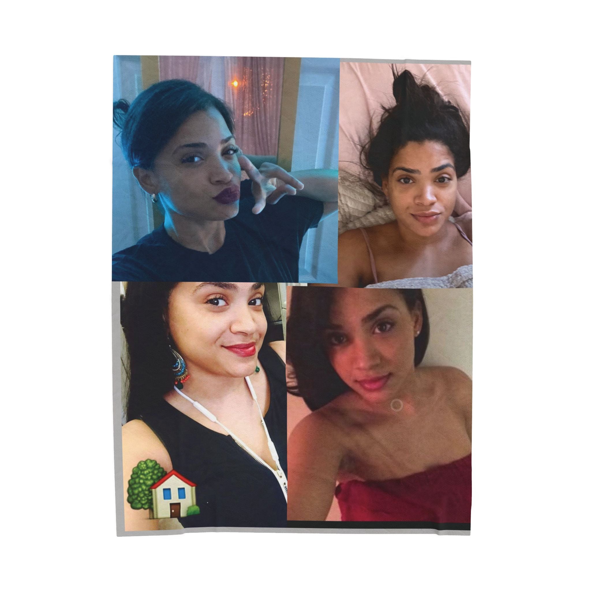 Amazing Carol Selfies Plush Blanket