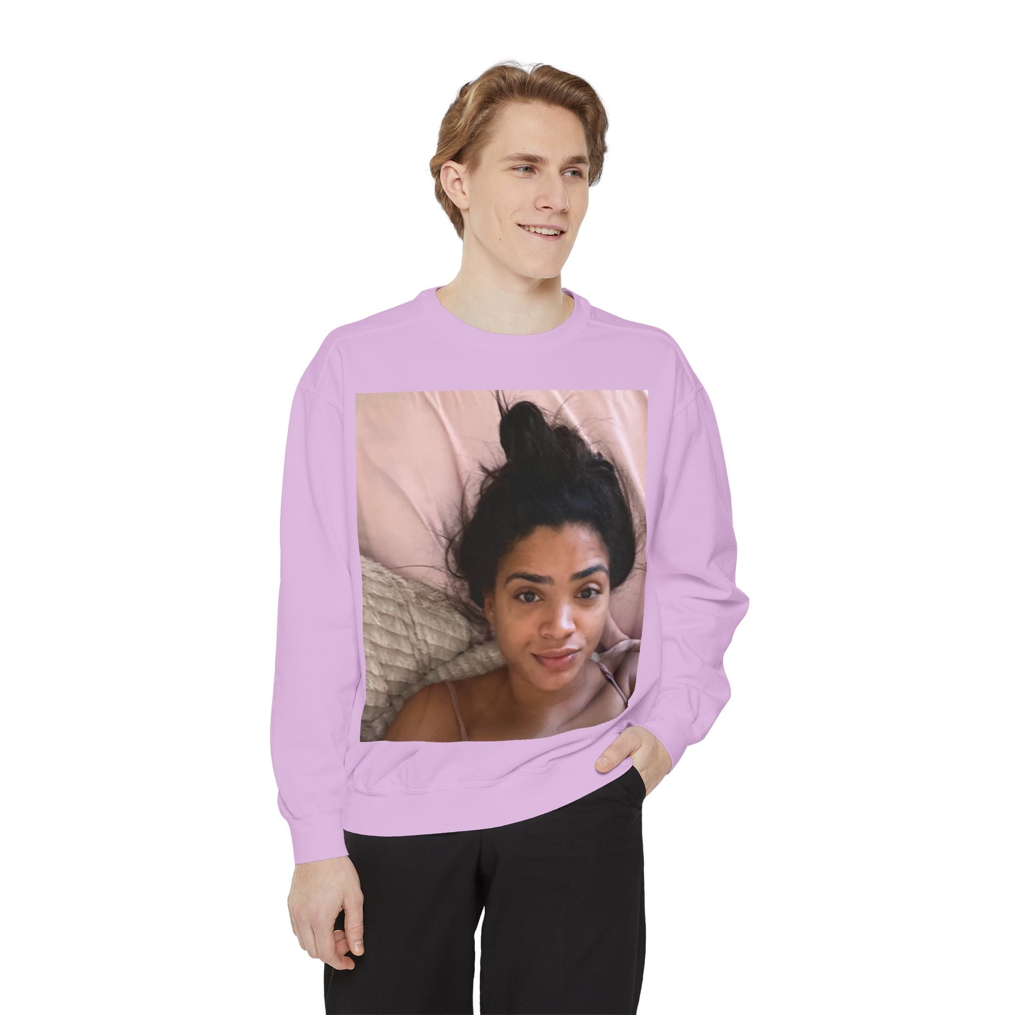 AC Morning Selfie Sweat Shirt  [Cotton/Polyester]