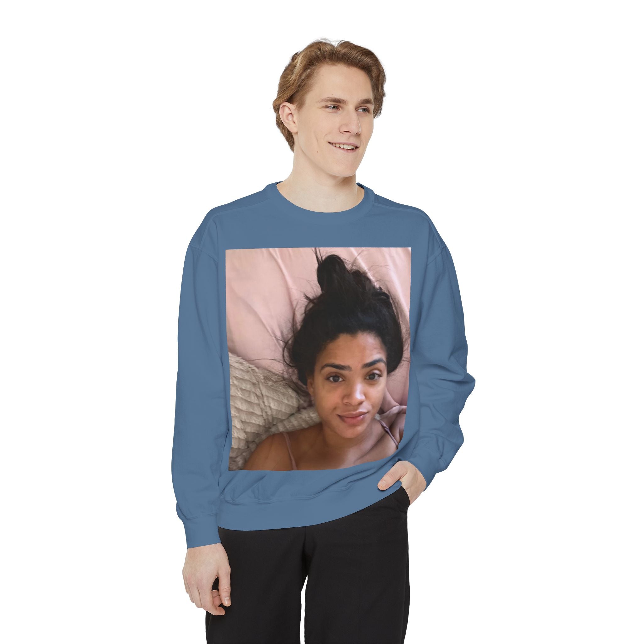 AC Morning Selfie Sweat Shirt  [Cotton/Polyester]