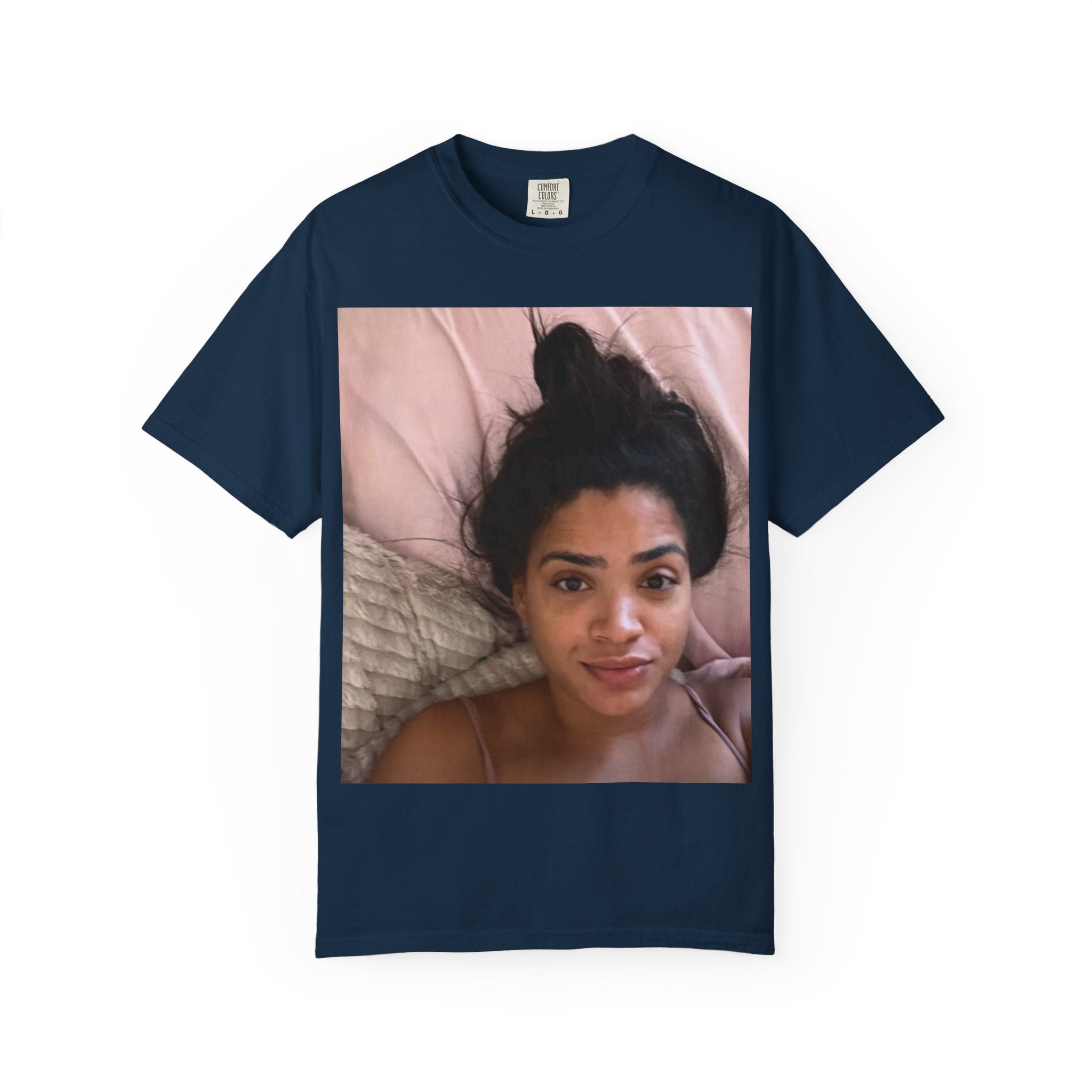 AC Morning Selfie Basic T-Shirt [100% Cotton]