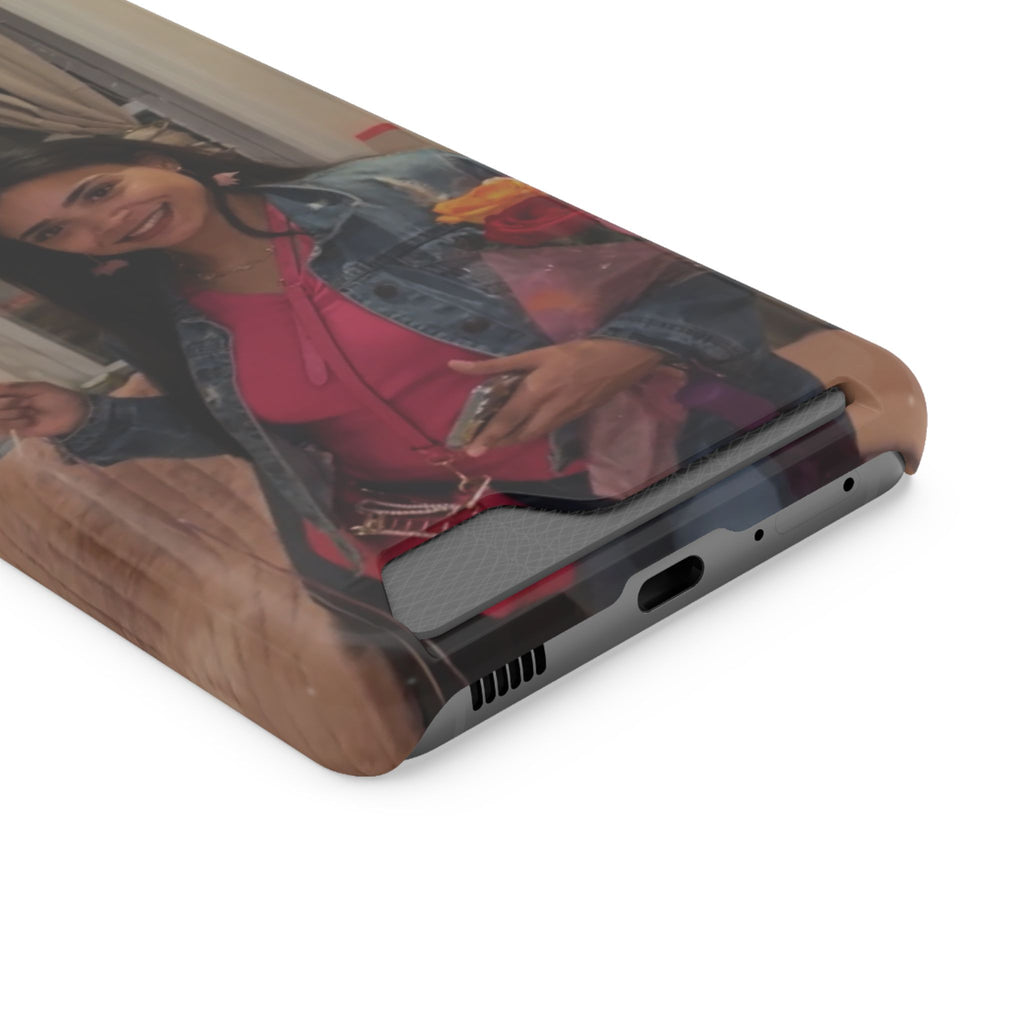 Amazing Carol Birthday Selfie Phone Case with Card Holder