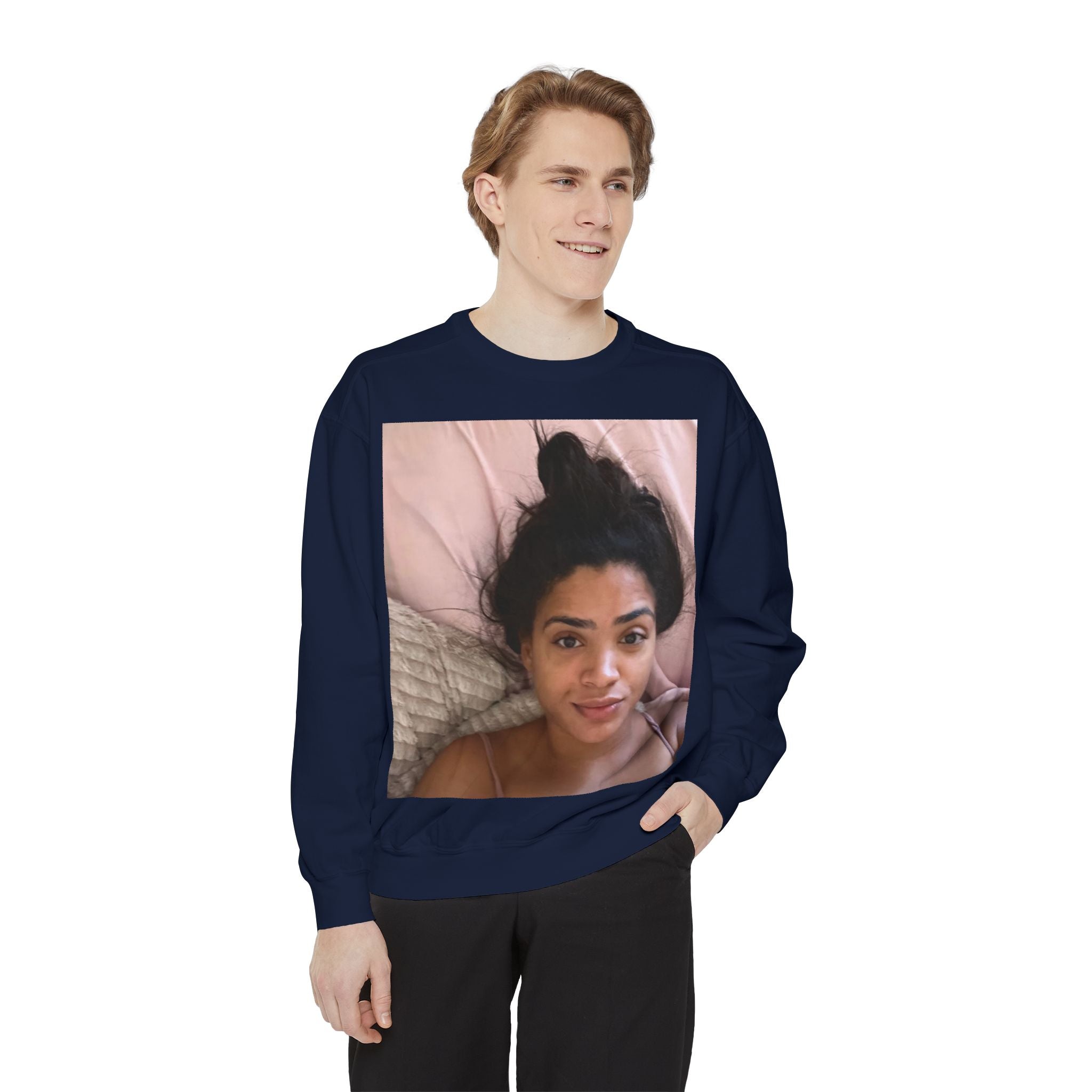 AC Morning Selfie Sweat Shirt  [Cotton/Polyester]