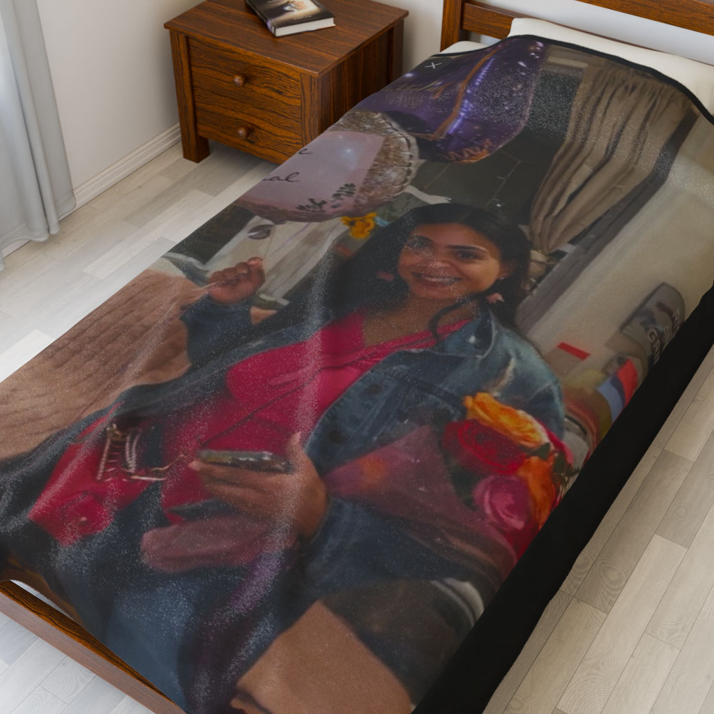 Amazing Carol Birthday  Plush Blanket