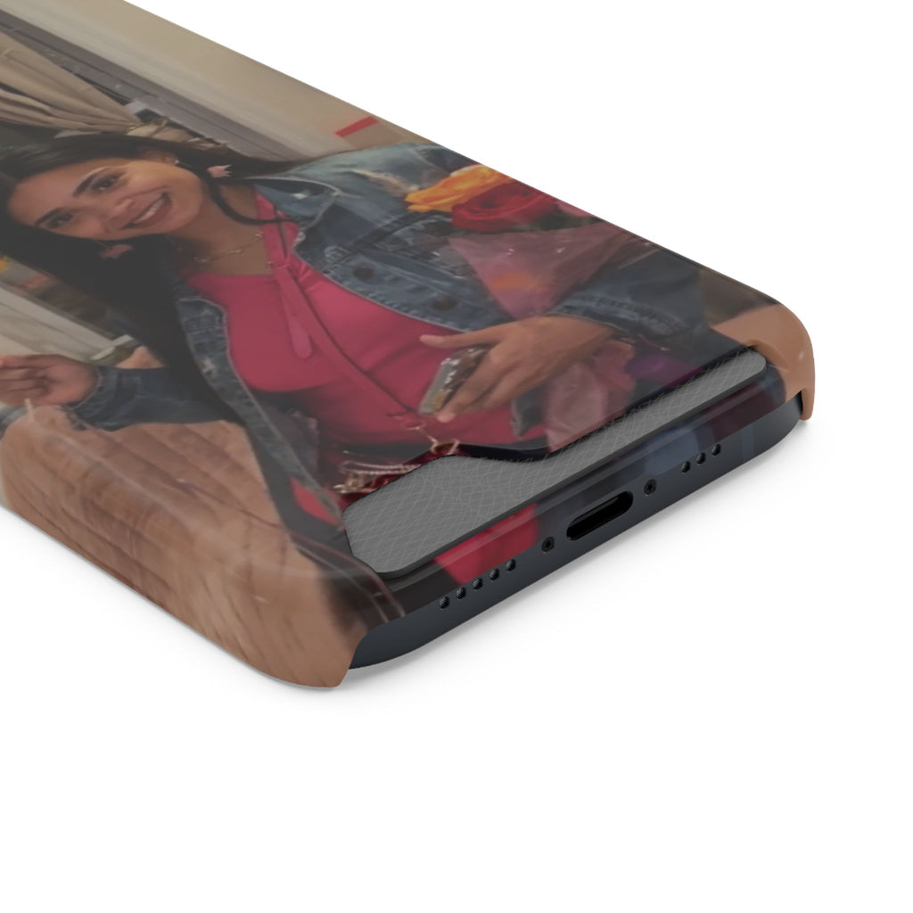 Amazing Carol Birthday Selfie Phone Case with Card Holder