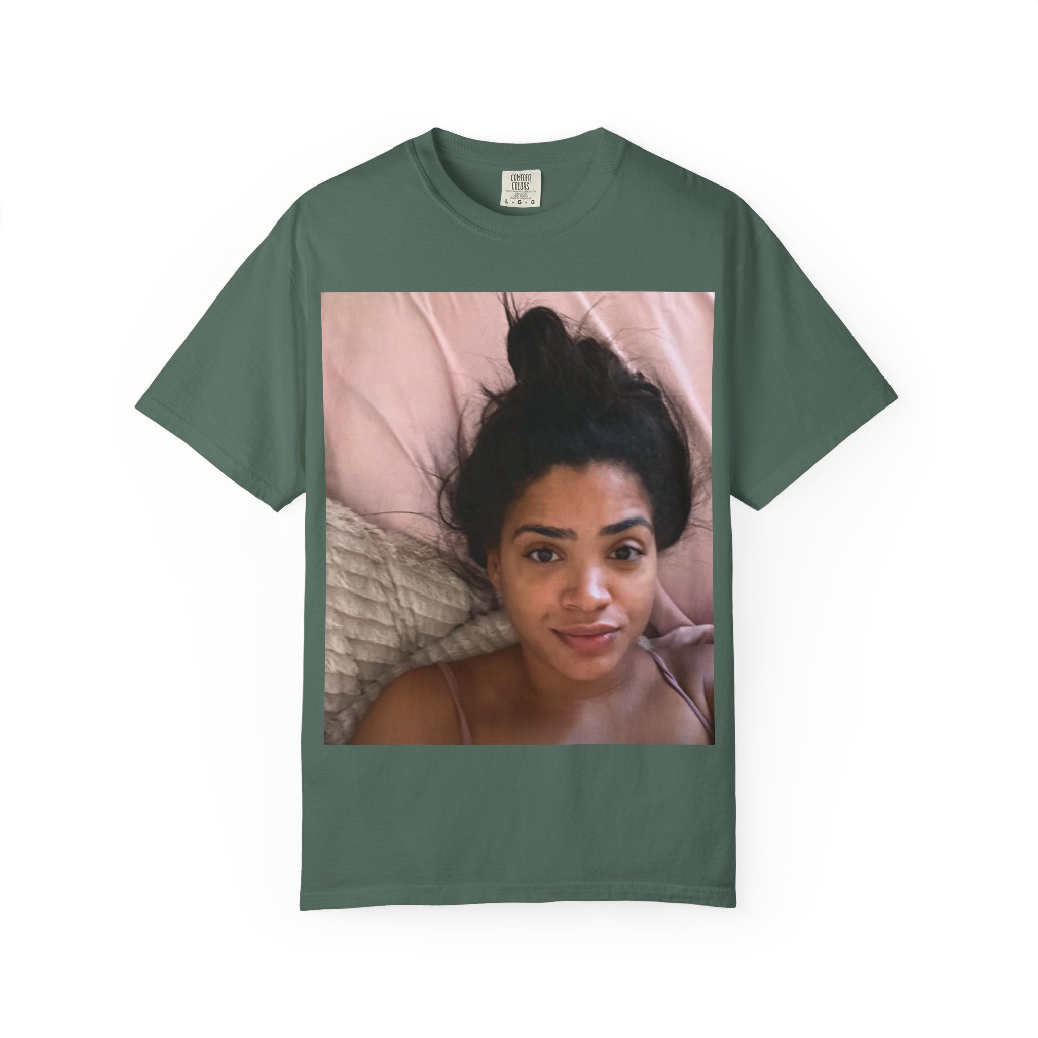 AC Morning Selfie Basic T-Shirt [100% Cotton]