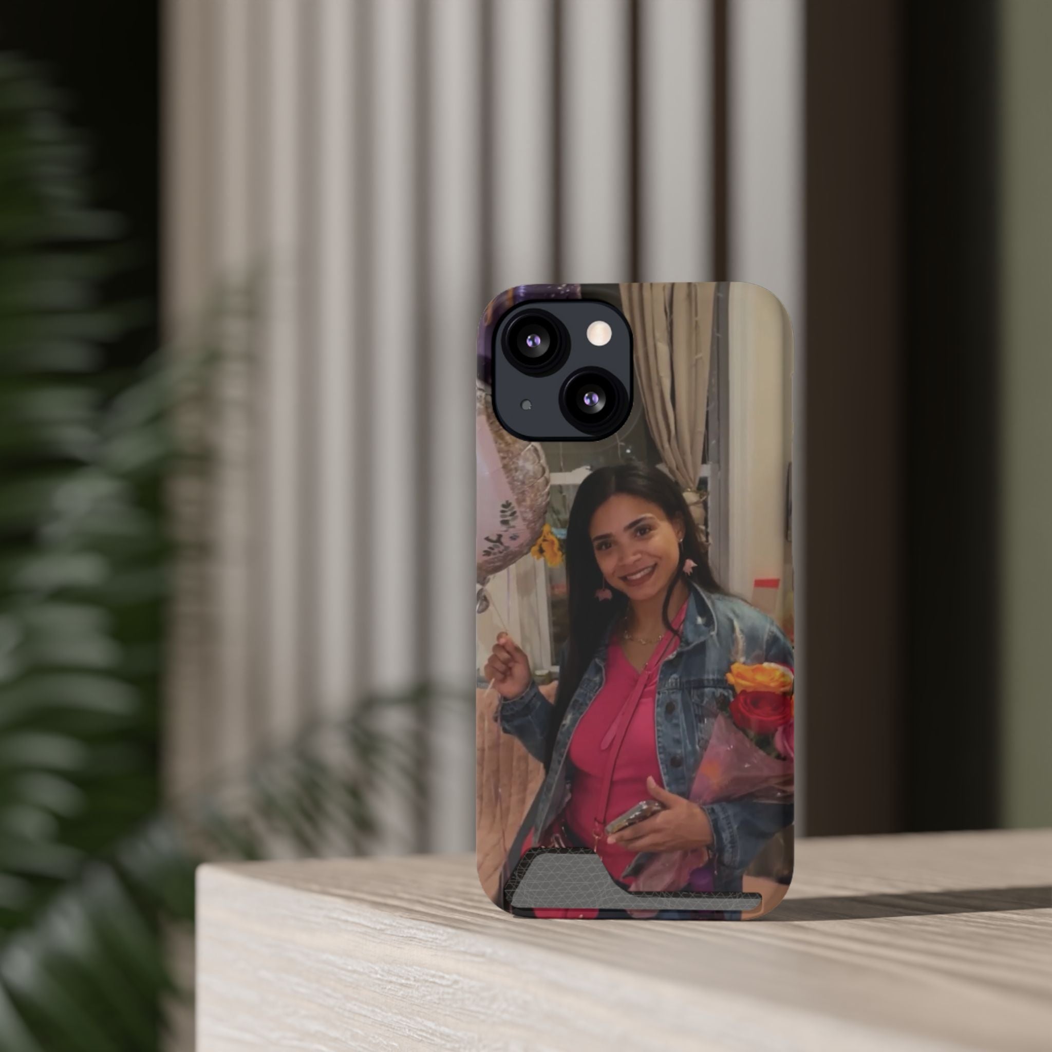 Amazing Carol Birthday Selfie Phone Case with Card Holder