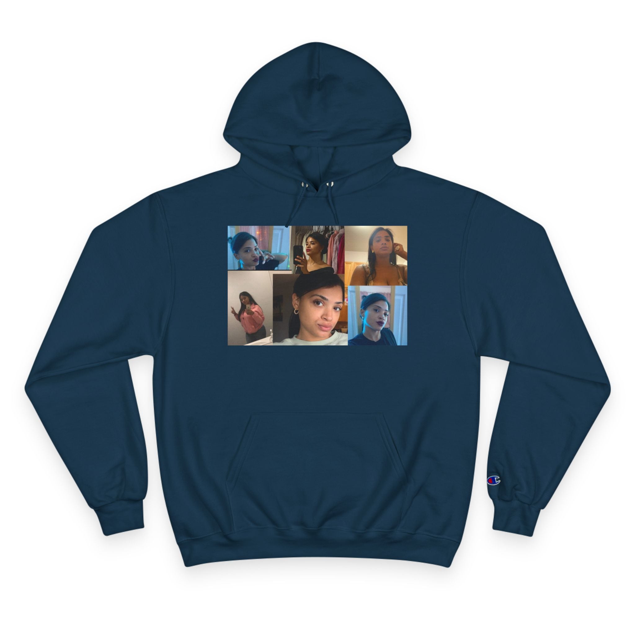 Amazing Carol Photo Collage Champion Hoodie