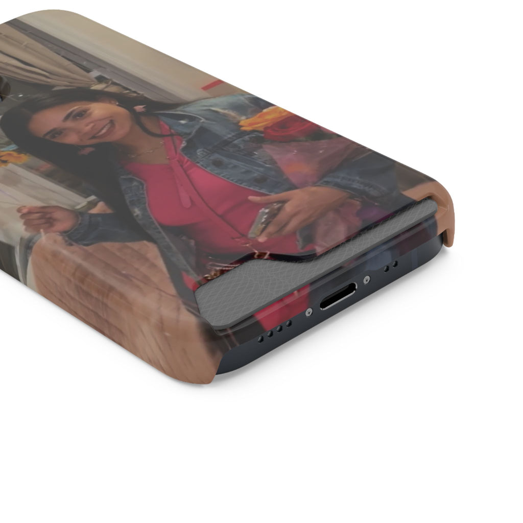 Amazing Carol Birthday Selfie Phone Case with Card Holder