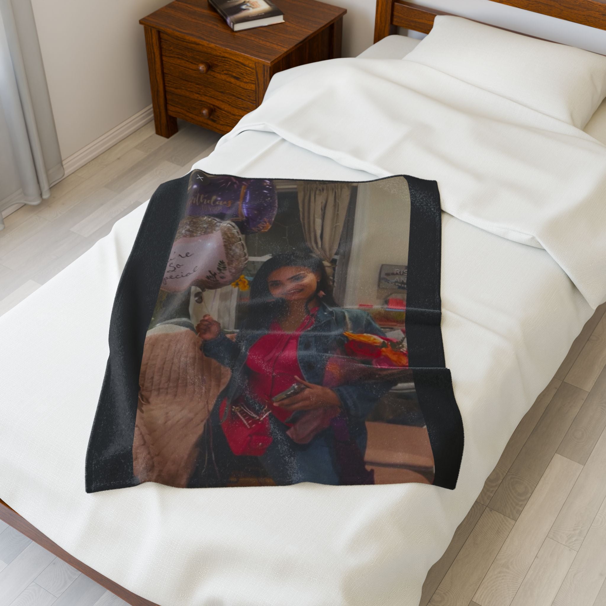 Amazing Carol Birthday  Plush Blanket