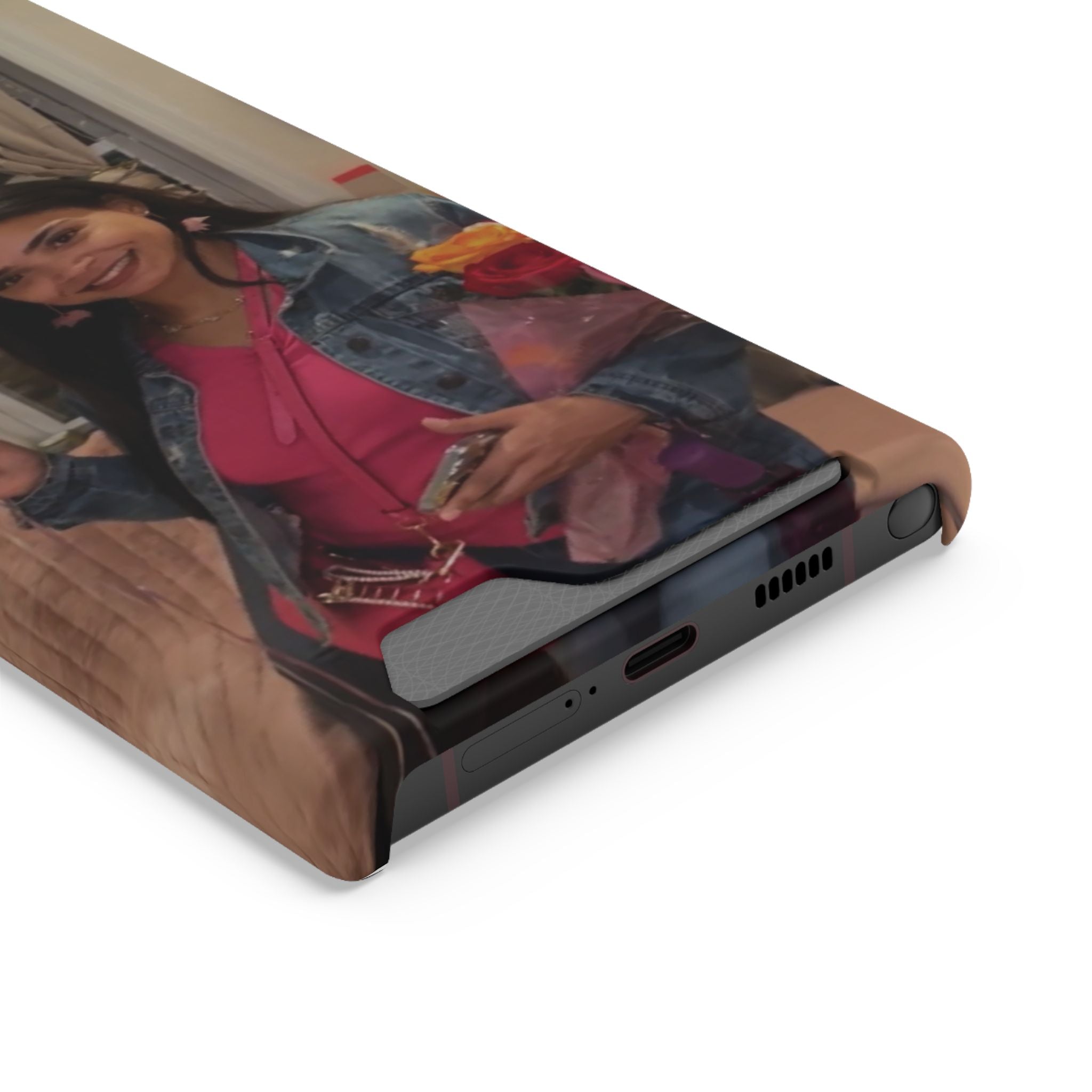 Amazing Carol Birthday Selfie Phone Case with Card Holder