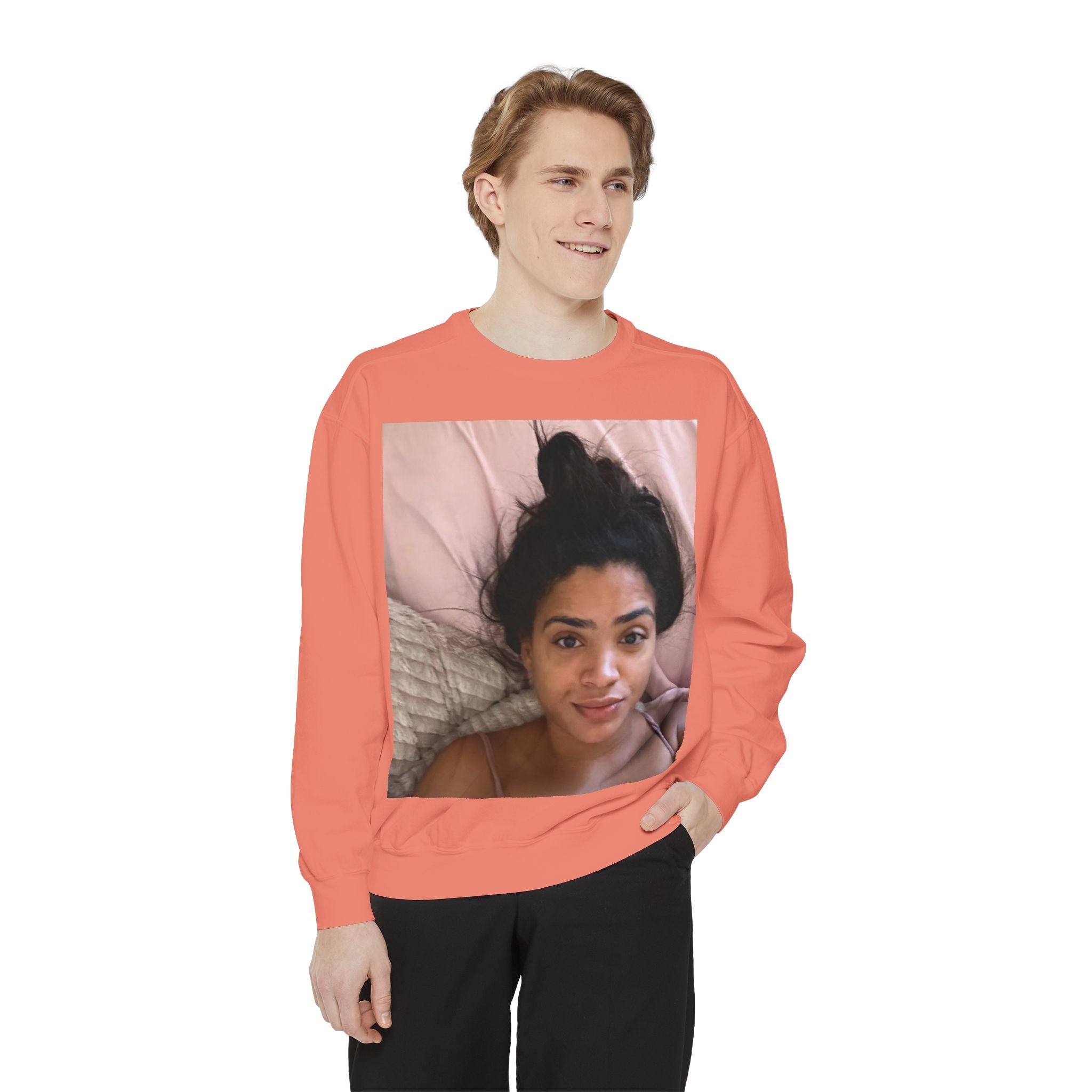 AC Morning Selfie Sweat Shirt  [Cotton/Polyester]