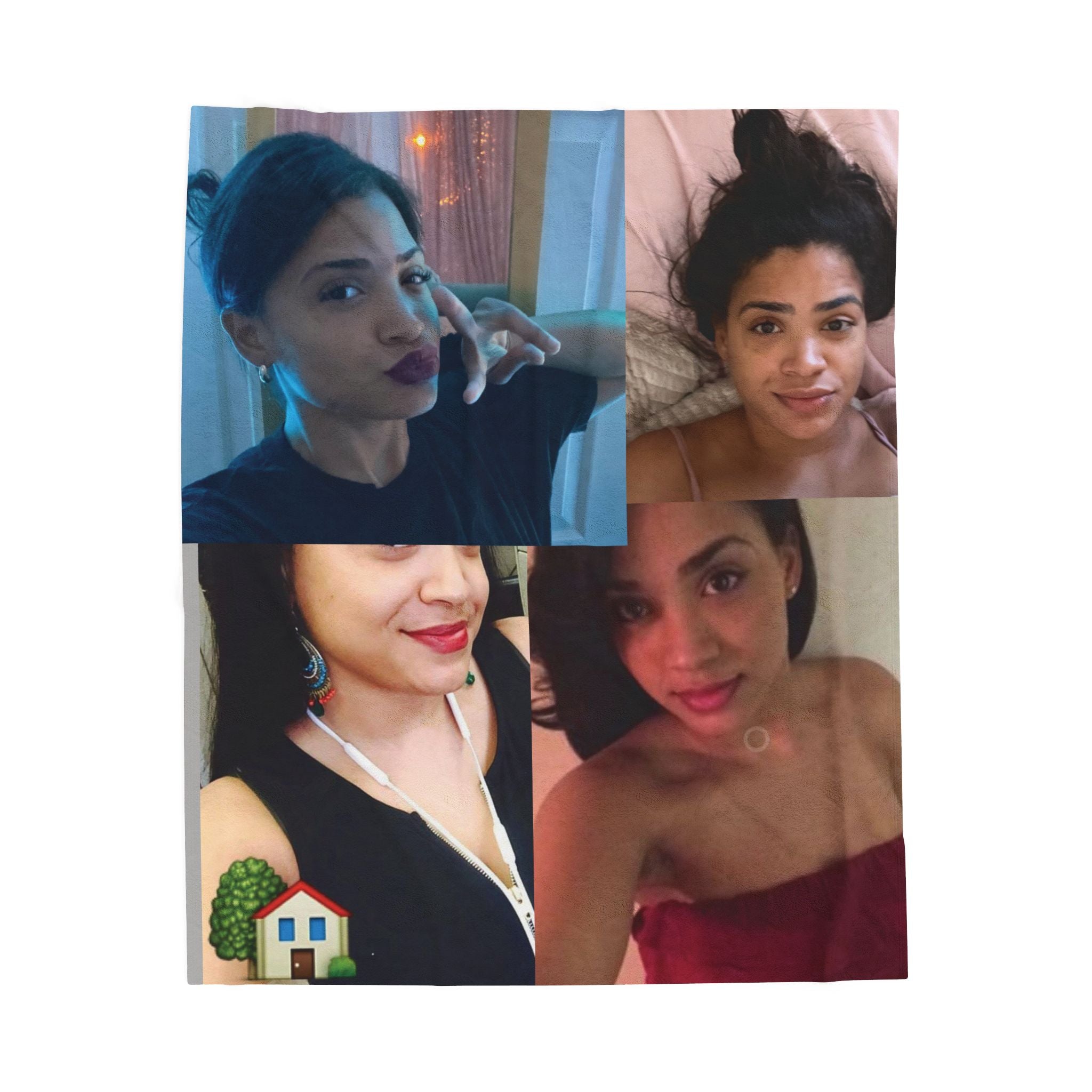 Amazing Carol Selfies Plush Blanket