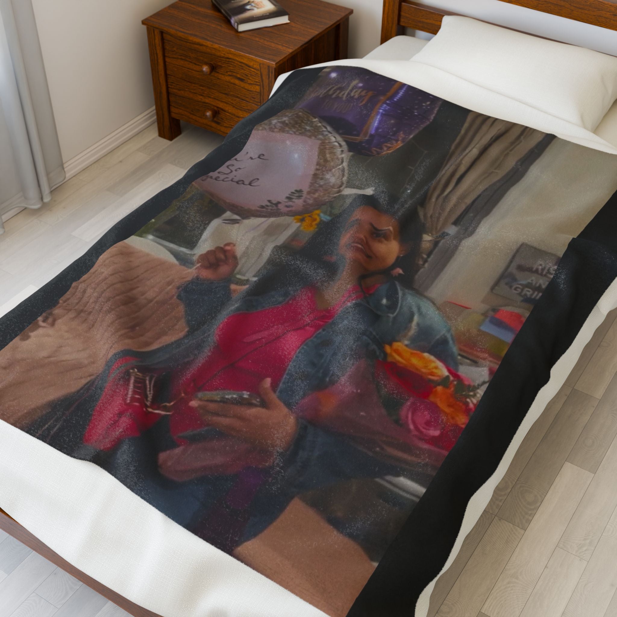 Amazing Carol Birthday  Plush Blanket