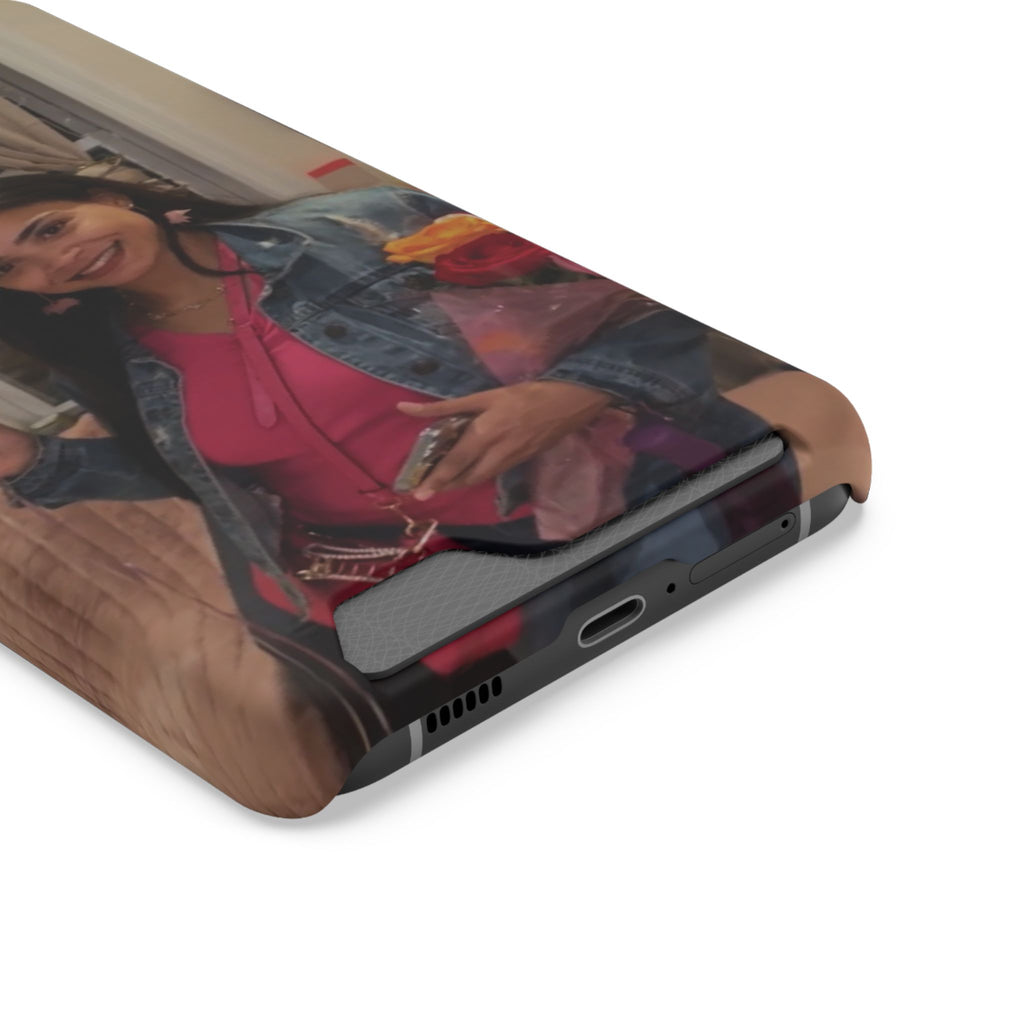 Amazing Carol Birthday Selfie Phone Case with Card Holder