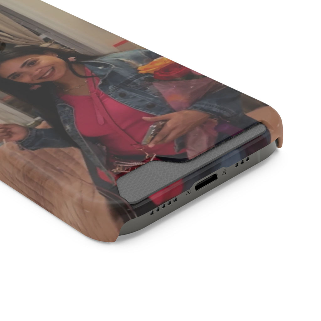 Amazing Carol Birthday Selfie Phone Case with Card Holder