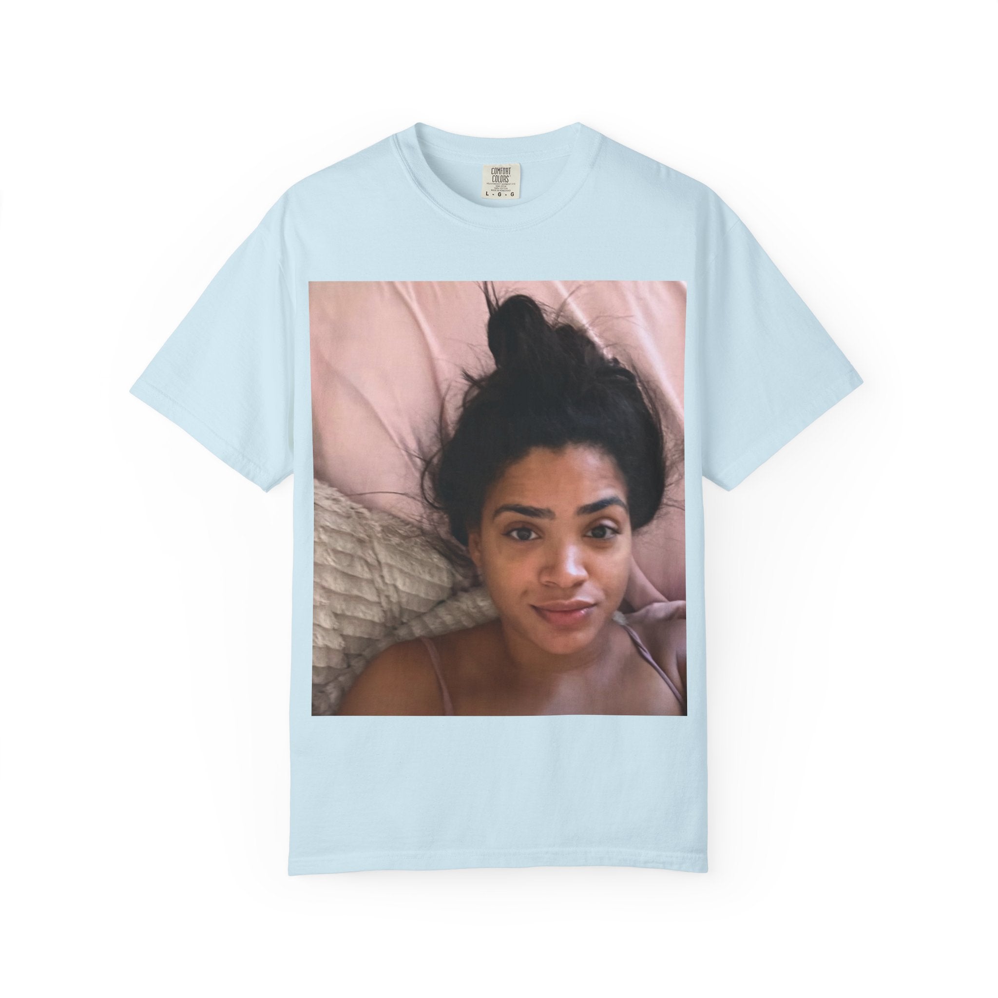 AC Morning Selfie Basic T-Shirt [100% Cotton]