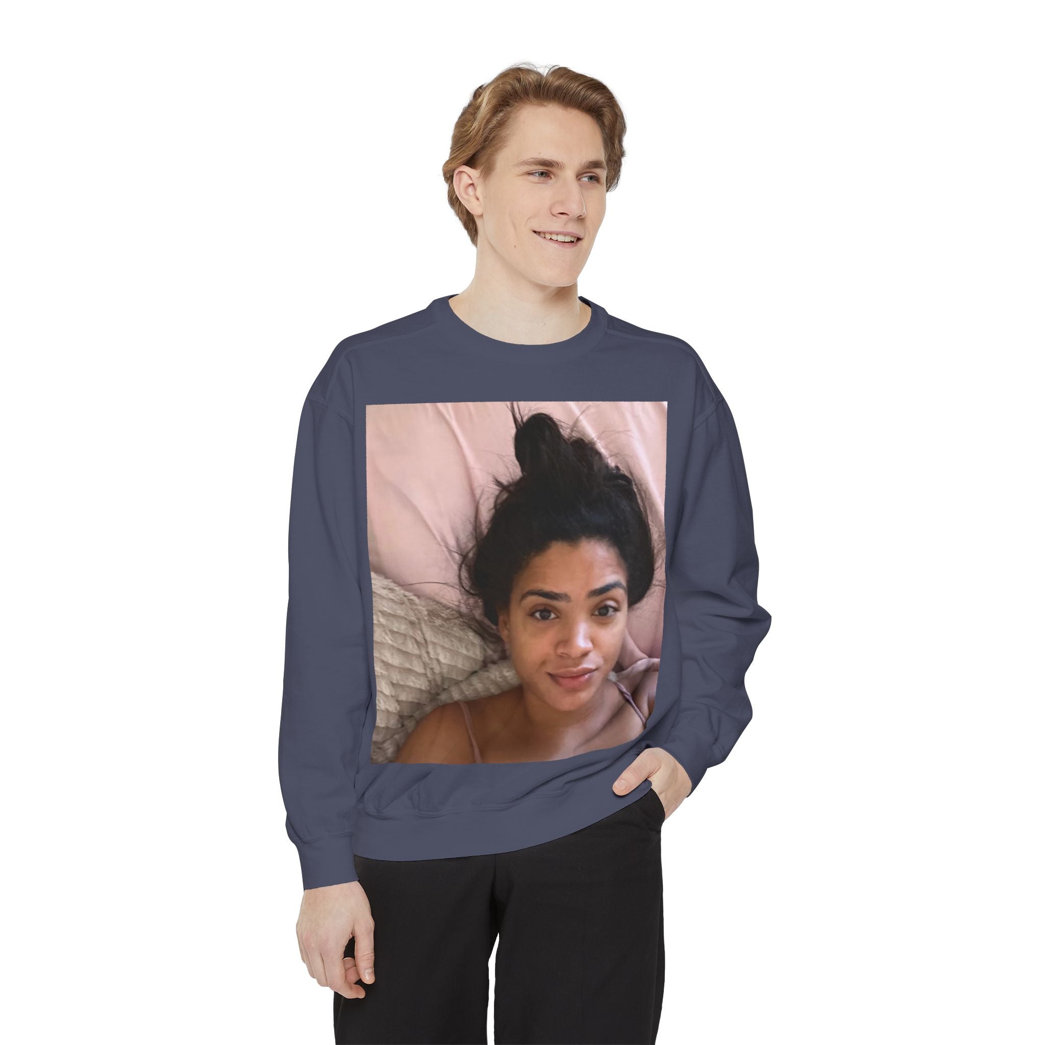 AC Morning Selfie Sweat Shirt  [Cotton/Polyester]