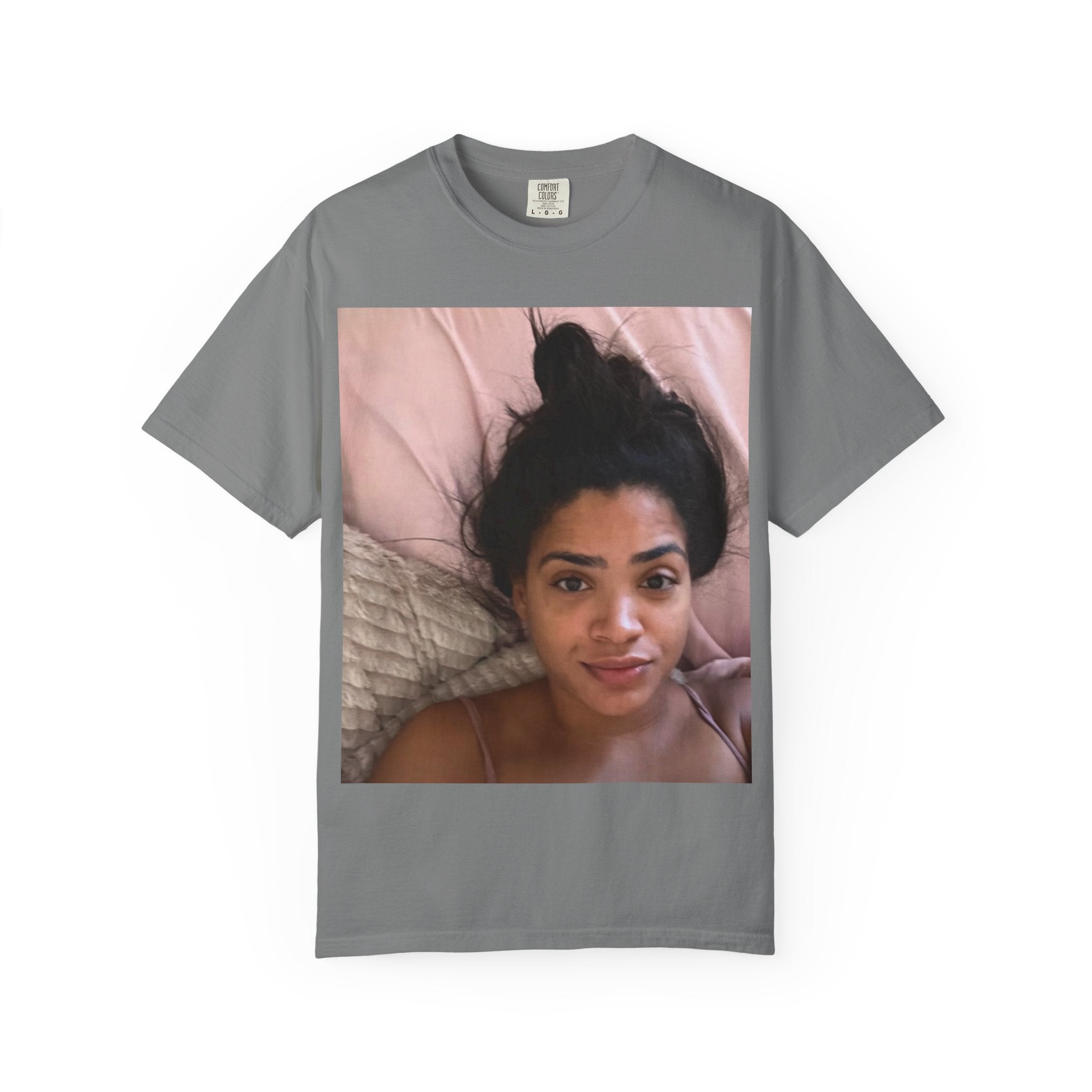 AC Morning Selfie Basic T-Shirt [100% Cotton]