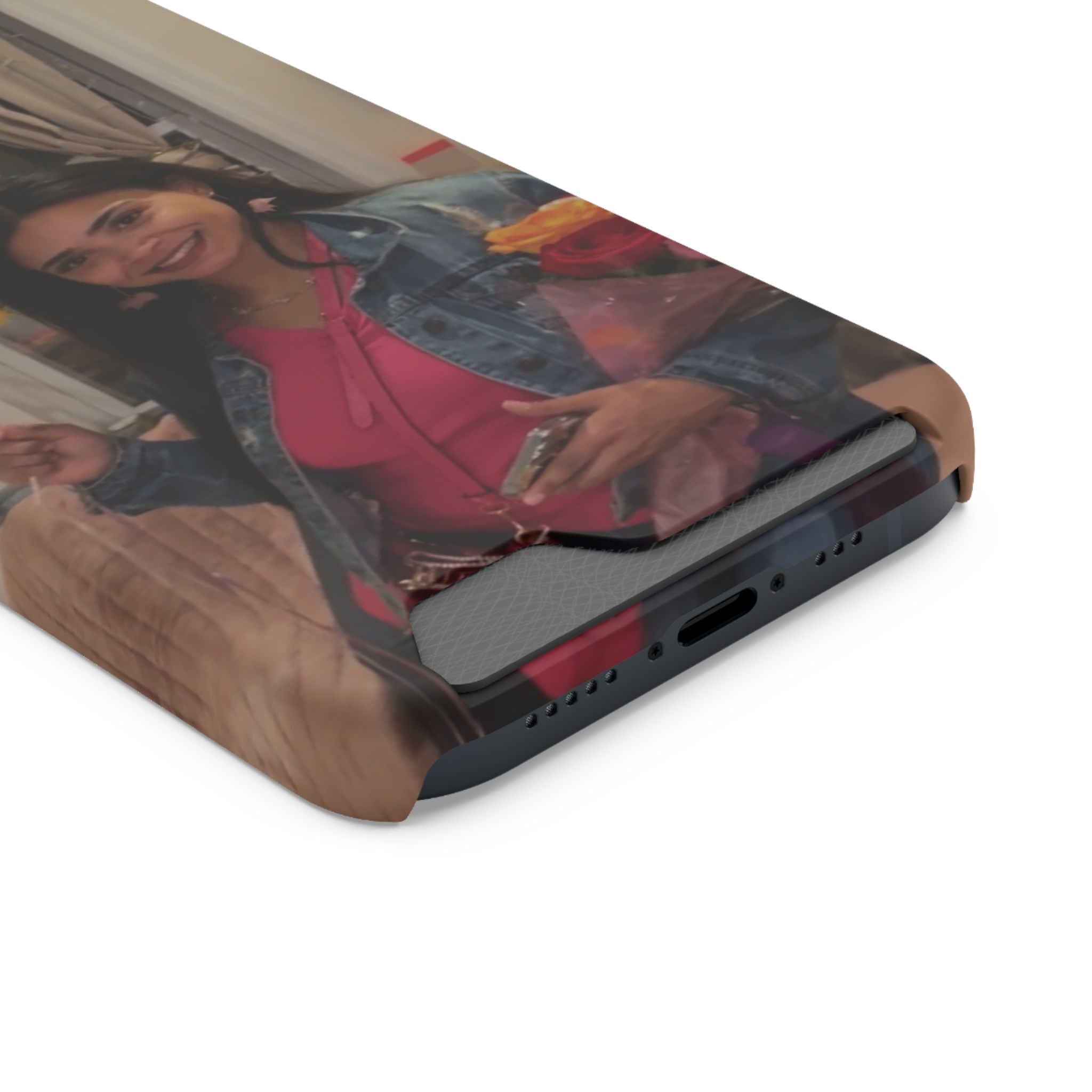 Amazing Carol Birthday Selfie Phone Case with Card Holder