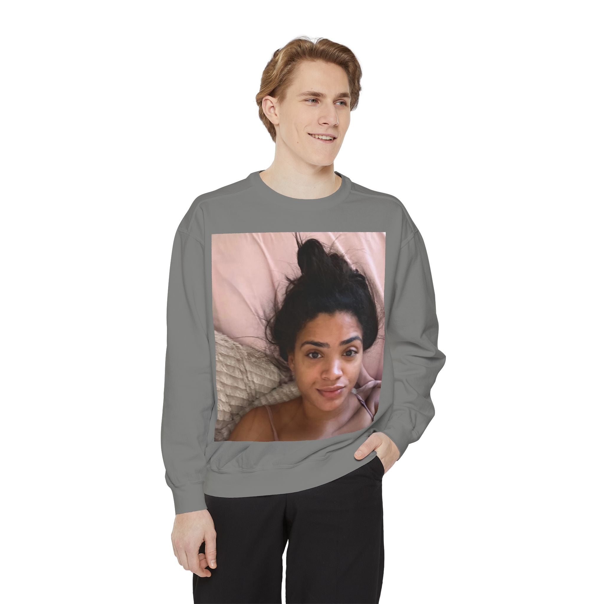 AC Morning Selfie Sweat Shirt  [Cotton/Polyester]