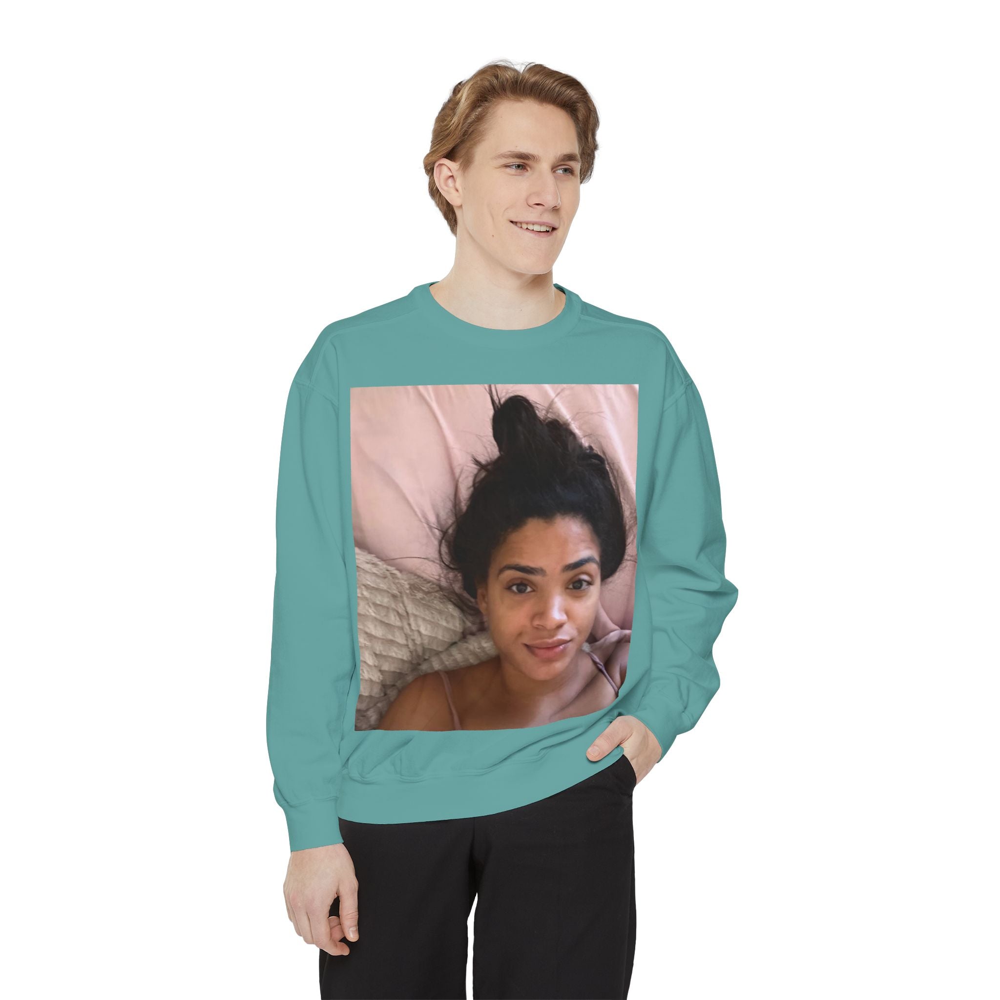 AC Morning Selfie Sweat Shirt  [Cotton/Polyester]