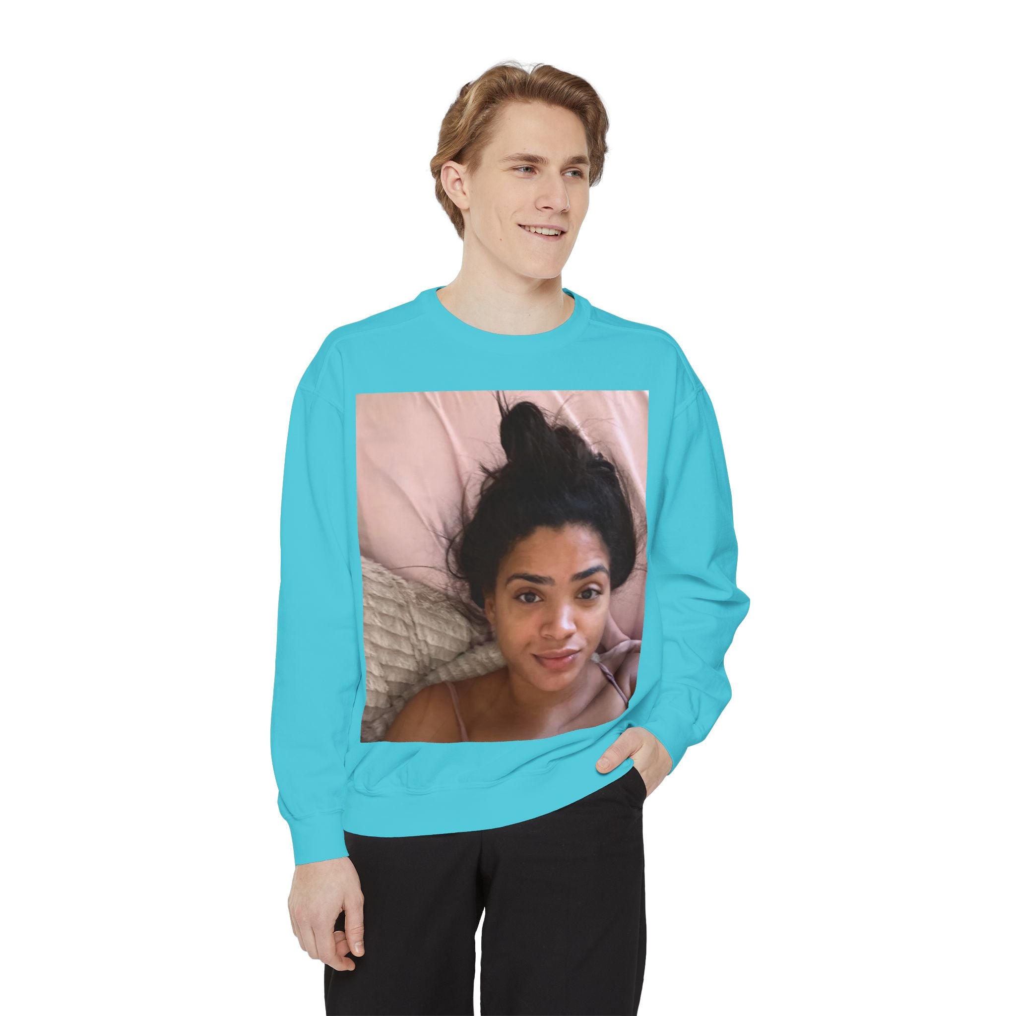 AC Morning Selfie Sweat Shirt  [Cotton/Polyester]