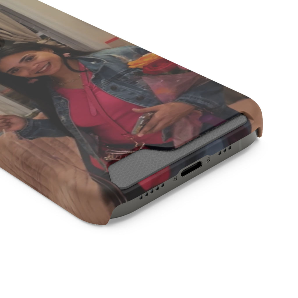 Amazing Carol Birthday Selfie Phone Case with Card Holder